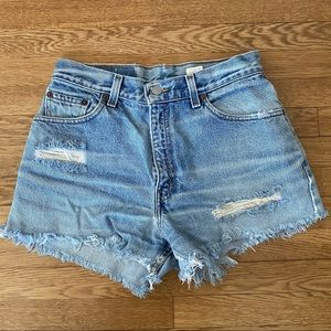 Levi’s Cutoff Denim Shorts
